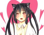  animal_ears blush catgirl fang k-on! nakano_azusa 
