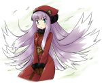  devil_summoner gloves hat long_hair mittens mou_shobou purple_hair serizawa_enono very_long_hair 