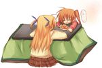  kana_(nanokan) kotatsu mahou_shoujo_lyrical_nanoha mahou_shoujo_lyrical_nanoha_strikers mahou_shoujo_lyrical_nanoha_vivid nanokan role_reversal table takamachi_nanoha time_paradox vivio 