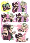  2girls aori_(splatoon) english hotaru_(splatoon) inkling multiple_girls pantyhose pointy_ears splatoon wong_ying_chee 