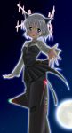  antenna antennae black_legwear blush cat_ears green_eyes hands hirschgeweih_antennas moon mushoku_no_hourousha night outstretched_arm outstretched_hand pantyhose reaching sanya_v_litvyak short_hair silver_hair star strike_witches striker_unit striker_units tail uniform 