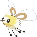  cutiefly highres no_humans official_art pokemon pokemon_(creature) pokemon_(game) pokemon_sm solo 