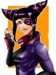  1girl eyepatch han_juri looking_at_viewer solo street_fighter street_fighter_v upper_body york_chow 