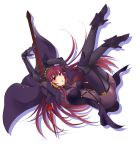  1girl bodysuit breasts covered_navel covered_nipples fate/grand_order fate_(series) gae_bolg highres long_hair medium_breasts parted_lips polearm purple_hair red_eyes scathach_(fate/grand_order) shadow simple_background solo spear terai_arina veil weapon 