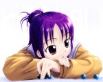  1280x1024 blockice futari_wa_pretty_cure futari_wa_pretty_cure_splash_star mishou_mai precure purple_hair school_uniform serafuku solo souma_nouma wallpaper 