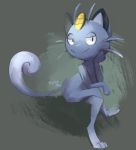  alolan_meowth animal_ears artist_name cat_ears cat_tail coin highres meowth no_humans pokemon pokemon_(creature) pokemon_(game) pokemon_sm siplick sitting solo tail 