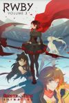  4girls artist_request black_hair black_legwear blake_belladonna blonde_hair blurry bow breasts cape cleavage cloak corset cover cover_page frilled_skirt frills hair_bow highres huge_weapon long_hair multiple_girls official_art pantyhose petals rapier red_eyes redhead roosterteeth rose_petals ruby_rose rwby scythe side_ponytail skirt small_breasts solo_focus sword violet_eyes weapon weiss_schnee white_hair yang_xiao_long 