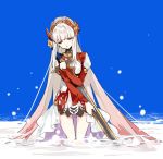  1girl lailah_(tales) long_hair ponytail solo sword tales_of_(series) tales_of_zestiria very_long_hair weapon white_hair 