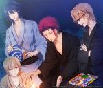  brown_eyes gakuen_k kusanagi_izumo munakata_reishi redhead suou_mikoto_(k) totsuka_tatara 