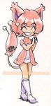  1girl art drawing female gijinka illustration personification pokejinka pokemon satrathai skitty solo 