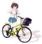  bicycle idolmaster kikuchi_makoto rough_time_school runa_runa solo tsukigami_runa 