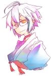  glasses inubashiri-gon morichika_rinnosuke short_hair solo touhou 