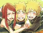  ageha namikaze_minato naruto uzumaki_kushina uzumaki_naruto 