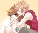  ageha asahina_futo brothers_conflict brown_eyes brown_hair hinata_ema 