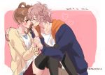  ageha asahina_futo brothers_conflict brown_eyes brown_hair hinata_ema 