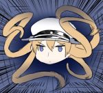  1girl blew_andwhite blonde_hair blue_eyes commentary_request graf_zeppelin_(kantai_collection) hair_between_eyes hat kantai_collection kraken peaked_cap solo star_wars star_wars:_the_force_awakens 