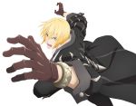  1boy absurdres blonde_hair blue_eyes eizen_(tales) gloves highres official_art short_hair simple_background solo tales_of_(series) tales_of_berseria white_background 