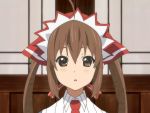  alicia_melchiott_(cosplay) brown_eyes brown_hair cosplay k-on! nakano_azusa parody senjou_no_valkyria senjou_no_valkyria_1 solo twintails 