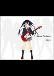  guitar instrument k-on! long_hair mizuki_makoto mustang(guitar) nakano_azusa school_uniform solo twintails 