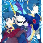  blue_hair cape fire_emblem fire_emblem:_mystery_of_the_emblem fire_emblem:_souen_no_kiseki fire_emblem_mystery_of_the_emblem fire_emblem_path_of_radiance headband ike kirby_(series) marth mask meta_knight super_smash_bros. sword tiara weapon wings yellow_eyes 