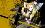  blonde_hair karasuba_(kokuchou_no_psychedelica) kokuchou_no_psychedelica yellow_eyes yuiga_satoru 