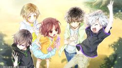  kagiha_(kokuchou_no_psychedelica) karasuba_(kokuchou_no_psychedelica) kokuchou_no_psychedelica minato_ai monshiro_(kokuchou_no_psychedelica) violet_eyes white_hair yamato_(kokuchou_no_psychedelica) yuiga_satoru 