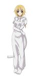  1girl animal_costume blonde_hair cat_costume charlotte_dunois eyebrows eyebrows_visible_through_hair full_body highres infinite_stratos long_hair looking_at_viewer smile solo transparent_background violet_eyes 