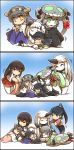  6+girls =_= akagi_(kantai_collection) bangs black_gloves black_hair blanket blankets bodysuit bow brown_hair cape cape_removed claws closed_eyes collar commentary covering_with_blanket detached_sleeves dress gloves green_eyes grey_hair hair_bow hair_ornament hairband hairclip hakama haruna_(kantai_collection) hat hat_removed headgear headwear_removed high_ponytail highres hisahiko horn horns houshou_(kantai_collection) japanese_clothes kantai_collection katsuragi_(kantai_collection) kimono lap_pillow long_hair midriff mittens multiple_girls nontraditional_miko northern_ocean_hime open_mouth orange_eyes parted_bangs ponytail red_hakama ribbed_sweater seaport_hime seiza shinkaisei-kan sidelocks sitting sleeping sleeping_on_person sleeveless sleeveless_dress smile star star-shaped_pupils sweater sweater_dress symbol-shaped_pupils tentacles thigh-highs white_hair wide_sleeves wo-class_aircraft_carrier younger 
