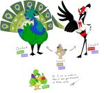  bird crane duck farfetch&#039;d no_humans peacock pokemon spring_onion timotehiv 
