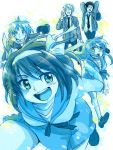  bad_id blue cika drag dragging koizumi_itsuki kyon monochrome nagato_yuki school_uniform suzumiya_haruhi suzumiya_haruhi_no_yuuutsu 