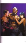  absurdres artbook buriki_one character_request dark_skin goggles highres male muscle official_art rob_python scan snk tattoo 