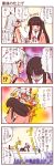  4koma comic dei_shirou fujiwara_no_mokou highres houraisan_kaguya orenji_zerii touhou translated translation_request 
