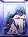  1girl aquarium asui_tsuyu black_eyes boku_no_hero_academia fish green_hair long_hair qin_(7833198) solo water 
