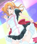  1girl breasts frapowa kousaka_honoka love_live! love_live!_school_idol_project maid_headdress orange_hair skirt smile solo 