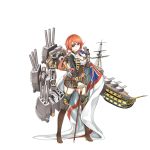  15k 1girl alternate_costume belt black_jacket black_legwear black_skirt blue_eyes boots breasts brown_boots cannon cleavage eyepatch flag garter_straps gloves hms_victory jacket knee_boots lantern long_hair looking_at_viewer low_ponytail machinery military military_uniform nelson_(zhan_jian_shao_nyu) official_art parted_lips redhead skirt solo standing thigh-highs transparent_background turret uniform union_jack walking_stick white_ensign white_gloves zettai_ryouiki zhan_jian_shao_nyu 