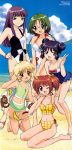  5girls bikini highres multiple_girls ocean swimsuit tokyo_mew_mew 