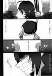  6+girls blew_andwhite comic crying greyscale highres kantai_collection monochrome multiple_girls page_number remodel_(kantai_collection) shigure_(kantai_collection) silhouette tears translation_request 