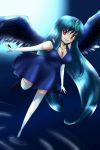  articuno blue_hair moemon personification pokemon red_eyes satoxpika wings 