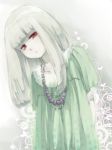  blush chito04 dress jewelry necklace pale_skin red_eyes white_hair 