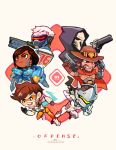  genji_(overwatch) mccree_(overwatch) overwatch pharah_(overwatch) reaper_(overwatch) soldier:_76_(overwatch) tagme tracer_(overwatch) 