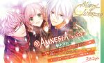  amnesia_(idea_factory) brown_hair green_eyes hanamura_mai heroine_(amnesia) ikki_(amnesia) kent_(amnesia) 