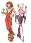  animal_ears animal_tail bat_wings belt boots breasts chaos_emerald cleavage duo glasses gloves green_eyes jewlery knuckles_the_echidna legs_crossed redhead rouge_the_bat sega sonic_the_hedgehog tagme white_hair 