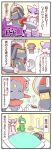  4koma bisharp comic gallade highres mienshao no_humans pokemon sougetsu_(yosinoya35) translation_request weavile 