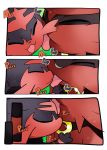  closed_eyes highres licking litten_(pokemon) no_humans pokemon suan_ringo torracat 