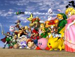  absolutely_everyone bottle bowser captain_falcon donkey_kong dr._mario earthbound everyone f-zero falco_lombardi fire_emblem fox_mccloud game_&amp;_watch ganondorf group ice_climber ice_climbers jigglypuff kirby kirby_(series) link luigi mario marth mewtwo milk mother_(game) mr._game_&amp;_watch nana_(ice_climber) ness nintendo pichu pikachu pokemon popo_(ice_climber) princess_peach princess_zelda roy_(fire_emblem) samus_aran starfox super_mario_bros. super_smash_bros. sword the_legend_of_zelda wallpaper yoshi young_link 