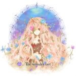  flower heart long_hair megurine_luka mikanniro musical_note pink_hair smile vocaloid wander_last_(vocaloid) 