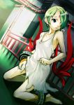  breath_of_fire flat_chest green_hair hair_over_one_eye hands kneeling nina_(breath_of_fire_v) nina_v tonbo 