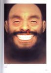 artbook beard blood chang_koehan facial_hair grin highres king_of_fighters nosebleed official_art realistic scan shinkiro smile snk 