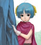  blue_eyes blue_hair child dragon_quest dragon_quest_v flora&#039;s_daughter flora's_daughter gloves pon short_hair 