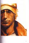  artbook blonde_hair blue_eyes fatal_fury hat highres king_of_fighters official_art scan snk terry_bogard 